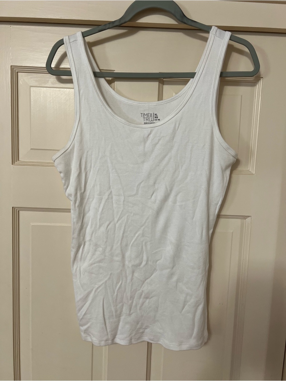 New White Tank Top - XL